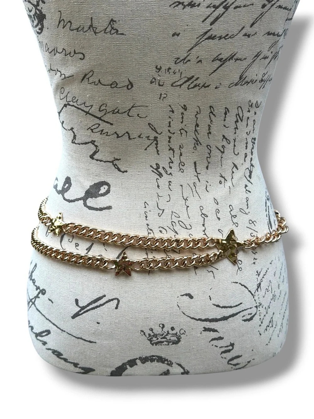 Free People Star Shine Chain Belt, OS In ‘Gold Rush’